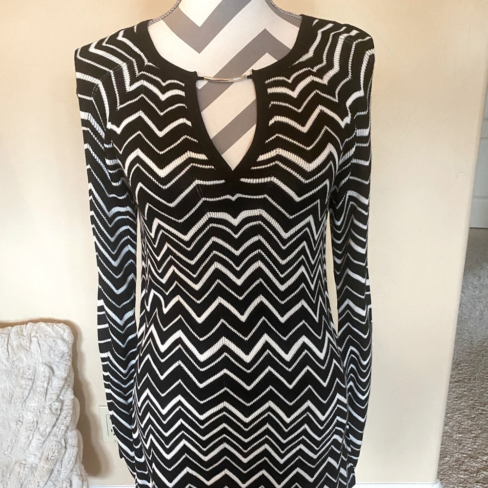 White House Black Market - Black/White Dress